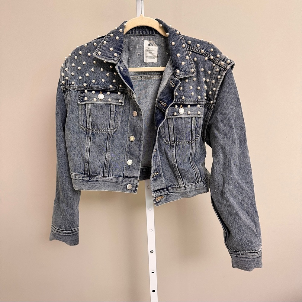 H&M kids Jean jacket size S-M